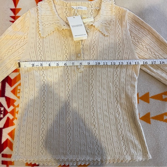 Doen Mia Henley Cream size small - Picture 6 of 8
